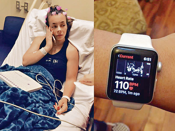 Apple Watch測心跳 救腎衰竭少女一命