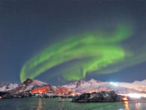 乘郵輪 挪威尋北極光