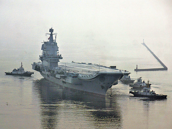 檢驗動力系統穩定性 國產航母首次海試