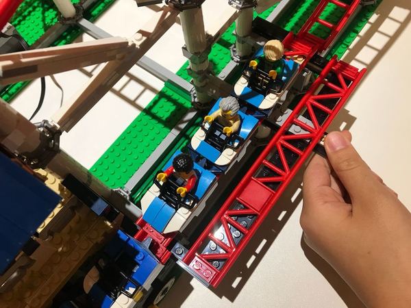 lego creator 10261 过山车抢先玩!手动电动都玩得