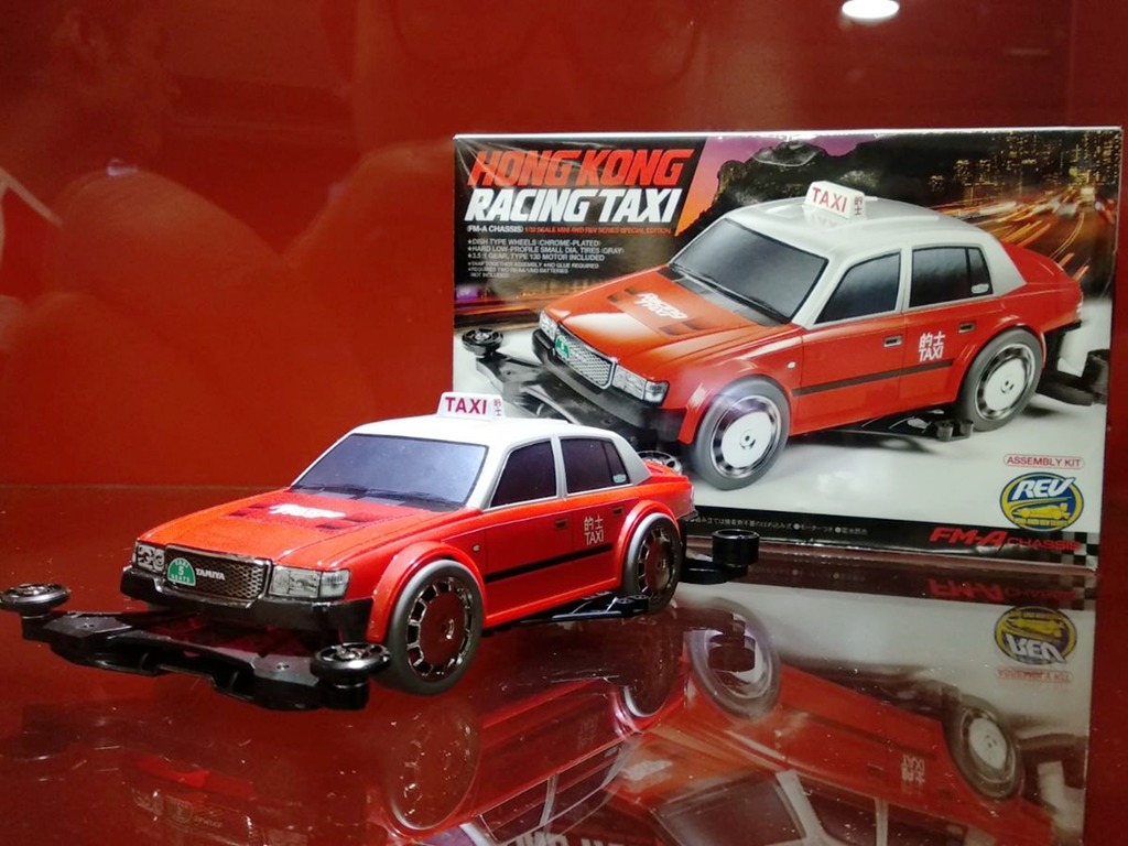 tamiya 雙星推香港的士四驅車