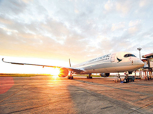 香港首架A350-1000客機 7月飛台北
