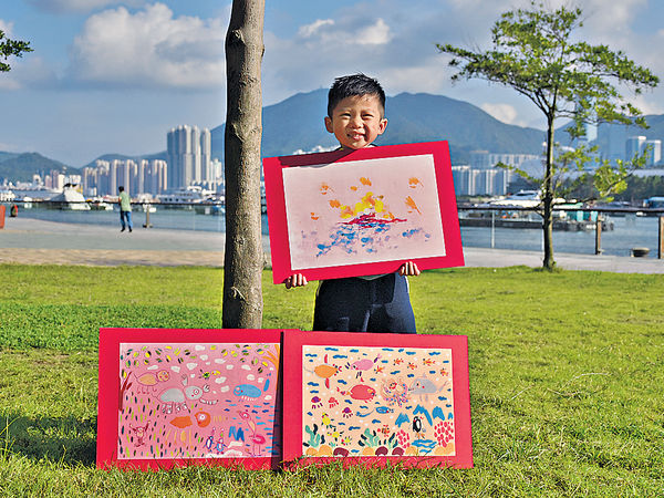 港4歲小畫家揚威國際 連奪3獎