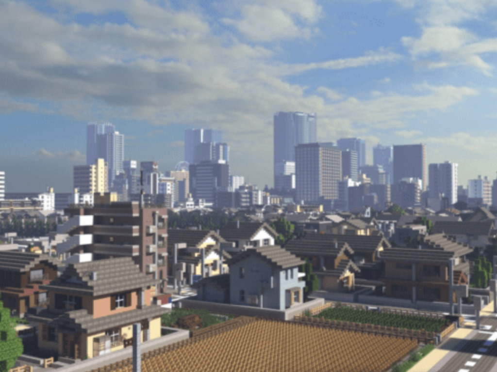Minecraft 團隊花5 年砌日本城市 遠看分不清真與假 Ezone Hk 遊戲動漫 電競遊戲 D