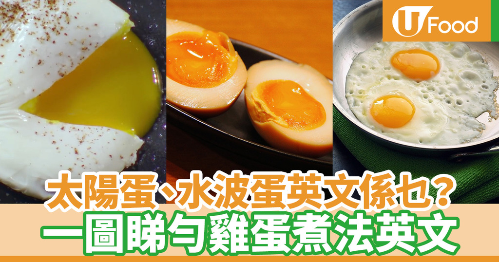 雞蛋英文 被侍應問到口啞啞 一次學勻雞蛋11種不同煮法英文 U Food 香港餐廳及飲食資訊優惠網站