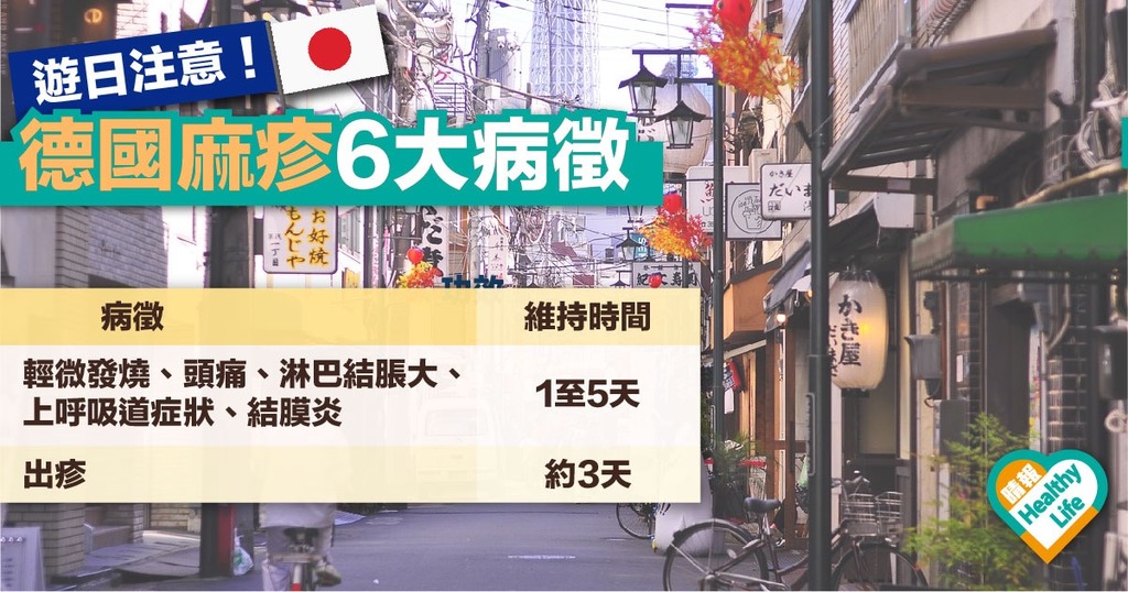 德國麻疹6大病徵！ 日本德國麻疹疫情升級 東京首都圈確診個案佔七成 