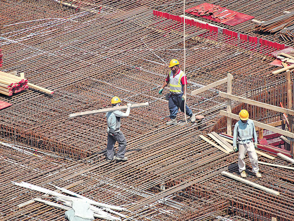 建造業平均加薪4.5% 3工種凍薪