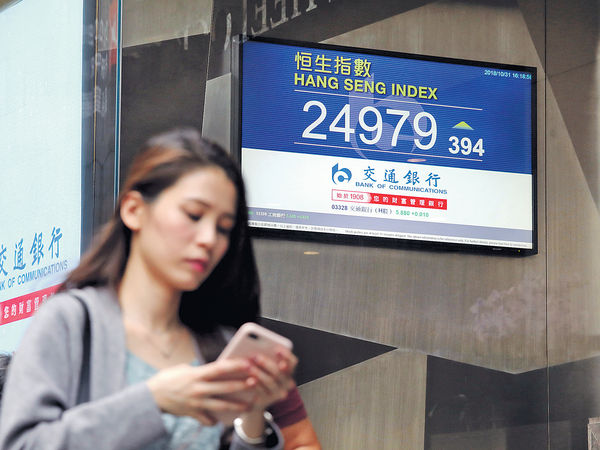 連跌6個月 短期難反彈 港股10月挫2808點