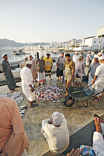 馬斯喀特的漁村樂
