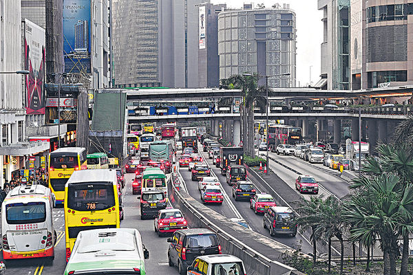 中環灣仔繞道 上下班塞爆
