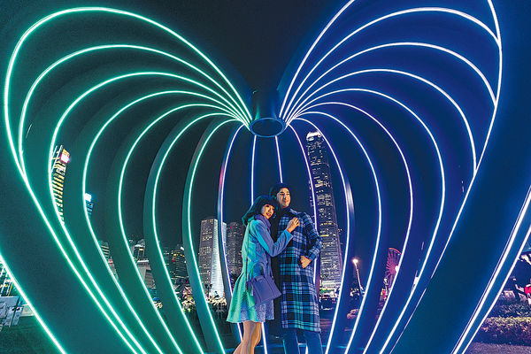 國際燈光藝術展 打造「愛與浪漫」打卡熱點