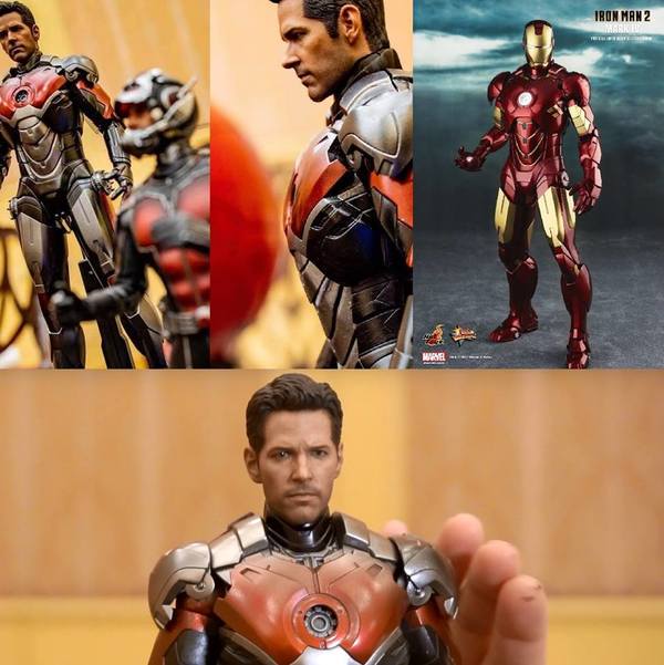 6 可動人偶,今次帶來的是 mk4 盔甲 antman 合體的「鋼鐵蟻人」