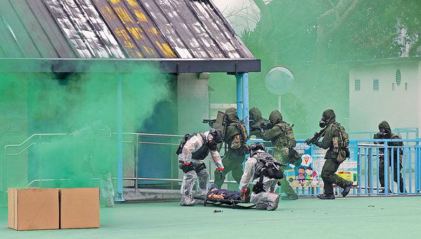 跨部門反恐演習 270人參與