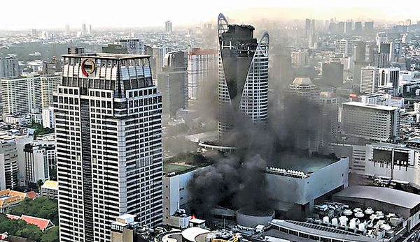 曼谷Central World大火案 地下層疑為源頭