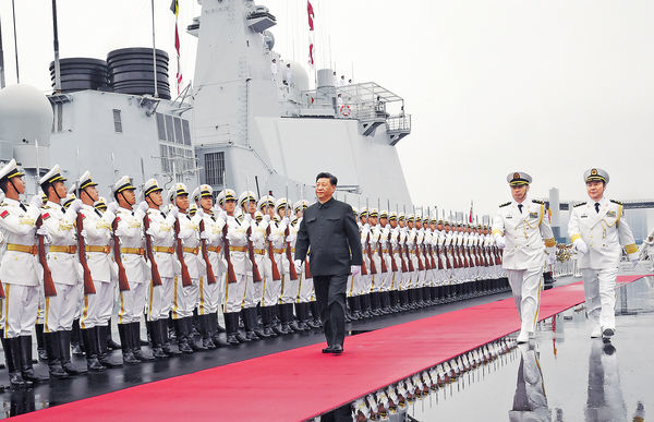 海軍70周年海上閱兵 「亞洲最強戰艦」成焦點