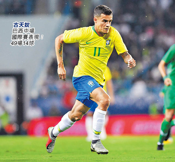 美洲杯揭幕 巴西缺尼馬群龍無首