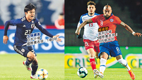 遠征美洲杯練新人 日本難擋智利