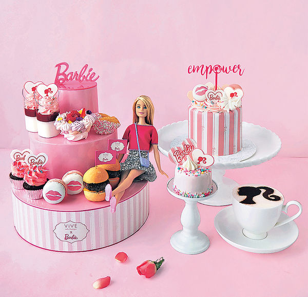 Barbie×蛋糕店 粉紅下午茶