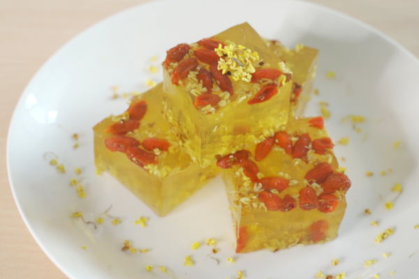 【甜品食譜】易學易整!零失敗夏日養顏甜品 杞子桂花糕食譜
