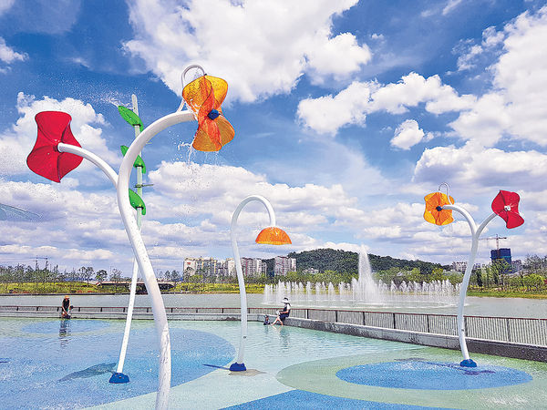 首爾植物園 夏季新設水上遊樂場