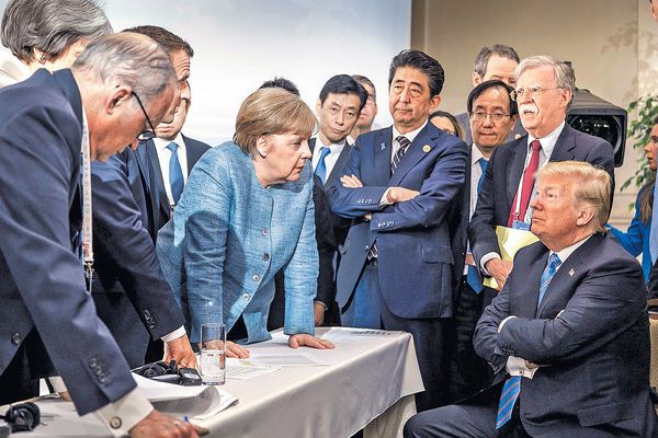 自由貿易存分歧 傳G7峰會不發公報