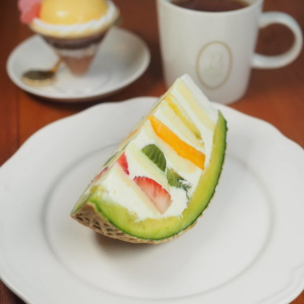 日本人气蛋糕店 la vie bonbon 推原个哈蜜瓜蛋糕 台北信义有得食