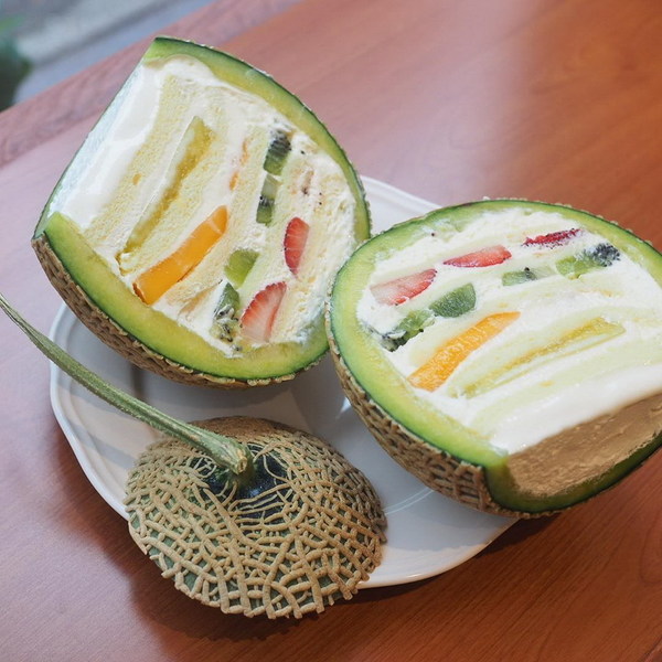 日本人气蛋糕店 la vie bonbon 推原个哈蜜瓜蛋糕 台北信义有得食