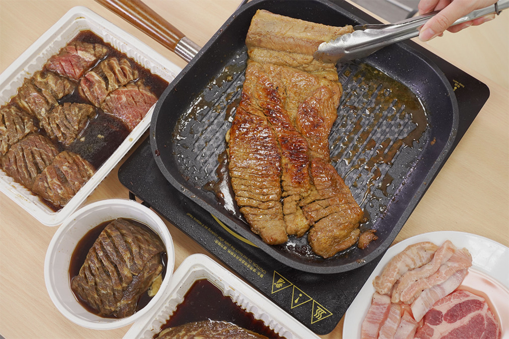 韓式燒肉香港 速遞送上門家中歎bbq韓式燒肉秘製醬醃牛肋骨 五花肉 豬頸肉 U Food 香港餐廳及飲食資訊優惠網站