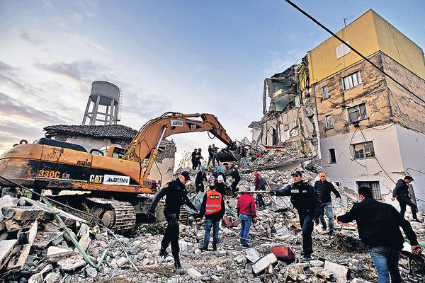 阿爾巴尼亞6.4級強震 至少14死600傷