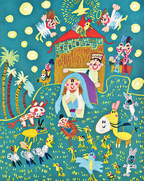 6歲港產小畫家 平安夜畫作奪全球金獎