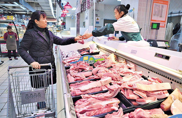 農業農村部︰春節豬肉供需平穩
