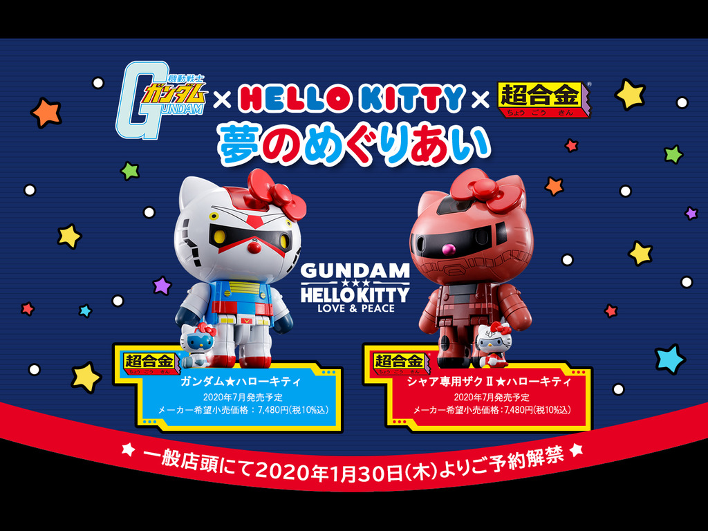 超合金玩具高達x Hello Kitty Ezone Hk 遊戲動漫 動漫玩具 D0130