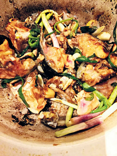 廚人的滋味人生#砂鍋焗三文魚頭