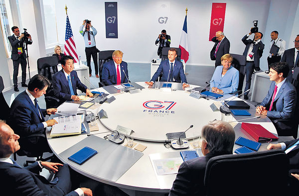 美邀俄參加G7峰會 英加反對