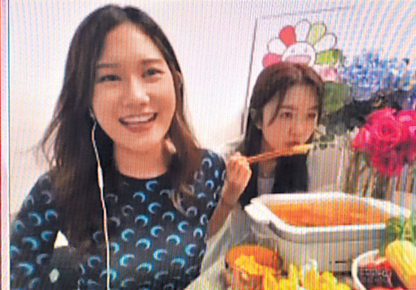 港姐直播跟營養師減肥 梁懿婷胞妹亂入搶鏡