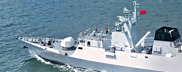中美南海角力升級 駐港部隊惠州艦試射魚雷
