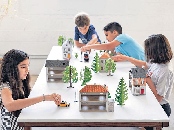 環保玩具 親手組裝城市 啟發孩子想像力