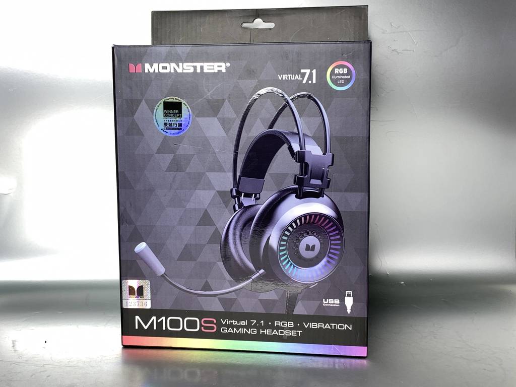 monster led gaming headset