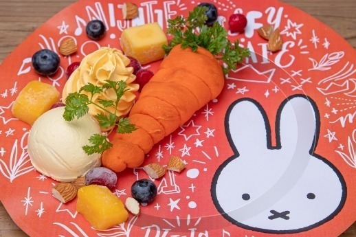 【miffy cafe】東京新開限定Miffy主題打卡Cafe 超可愛紅蘿蔔造型麵包/甜品等餐飲