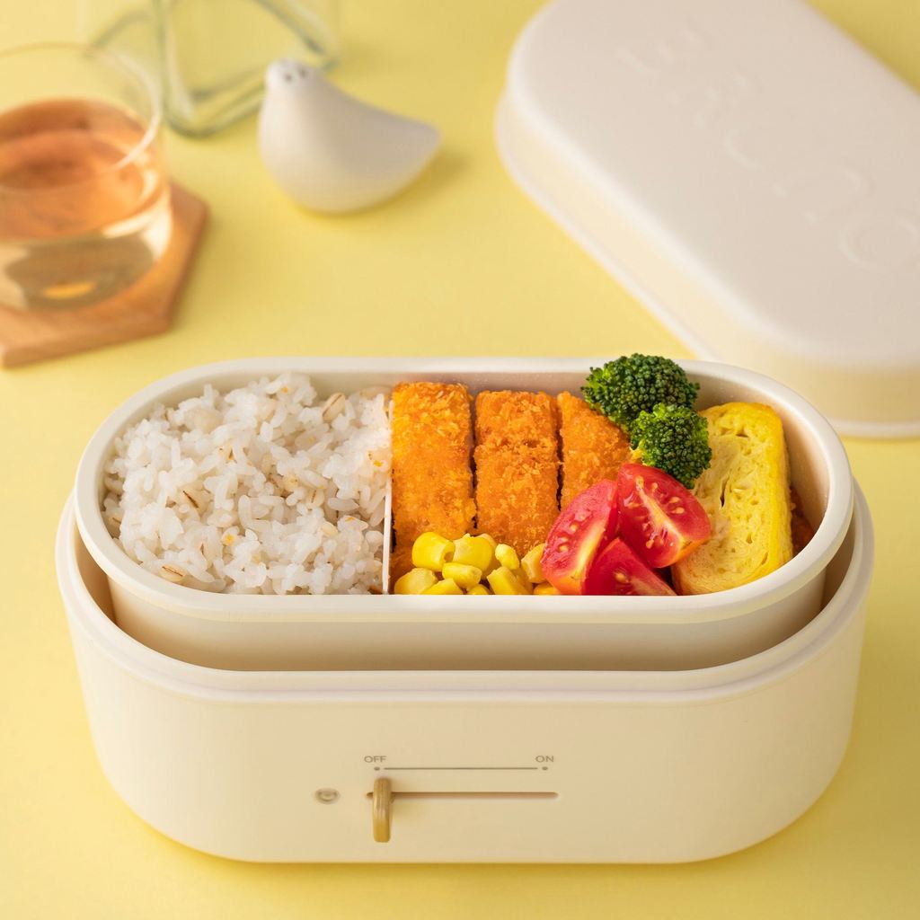 加熱飯盒 Lunch Time帶飯恩物 Bruno全新便攜電熱飯盒lunchbox Warmer 輕巧方便 陶瓷塗層內膽 3款粉嫩色系 另可保冷 U Food