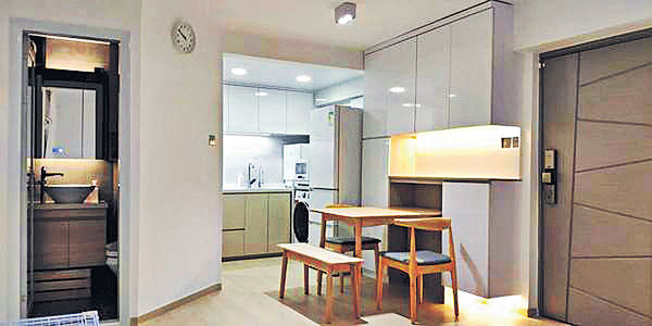 26萬元改造440呎居屋 崇尚「斷捨離」