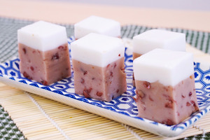 【椰汁糕食譜】4步新手簡單中式甜品糕點做法  雙層椰汁紅豆糕食譜