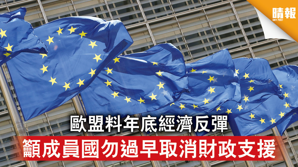 新冠肺炎｜歐盟料年底經濟反彈 籲成員國勿過早取消財政支援