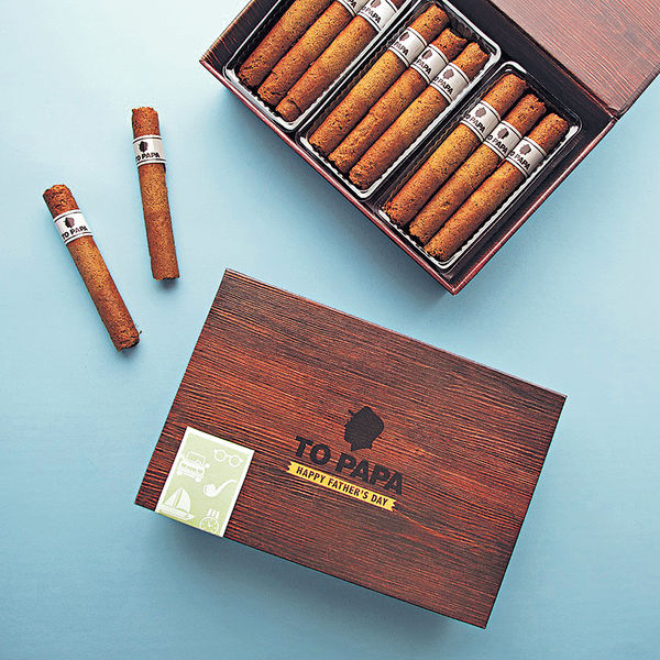 奇華「雪茄禮盒」蛋卷 慶祝父親節