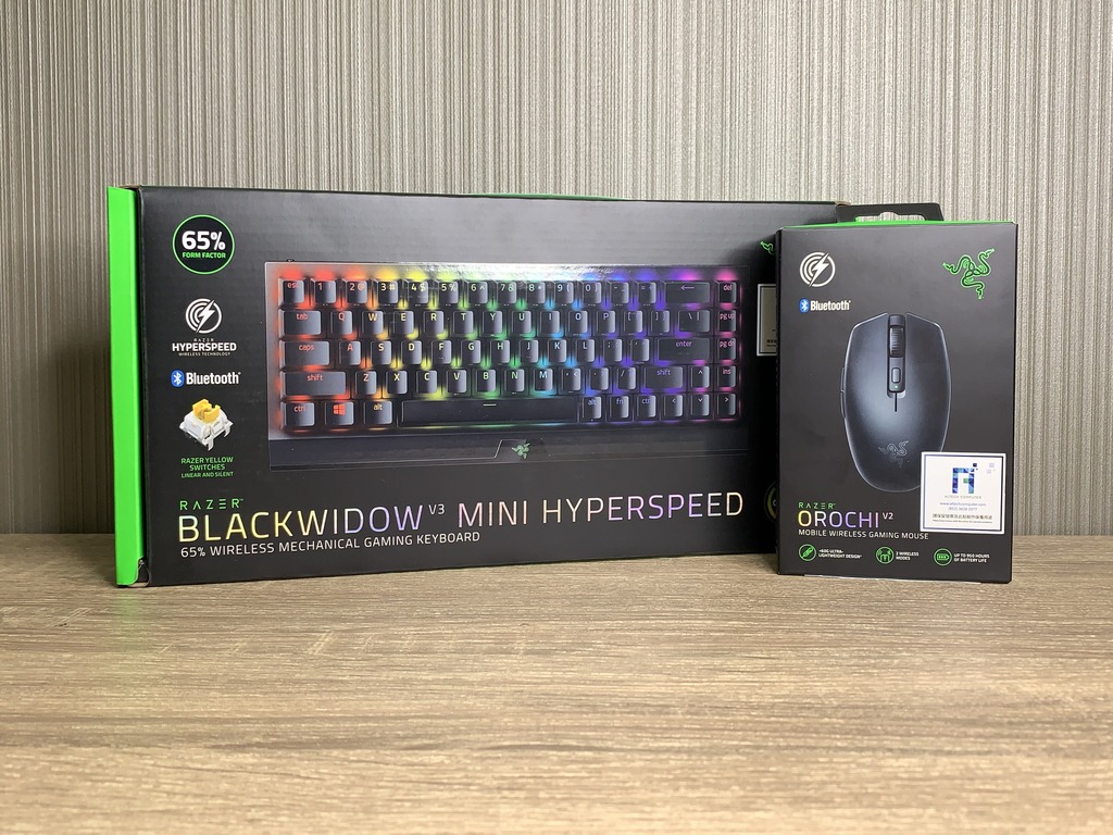 打機裝備 Blackwidow V3 Mini Orochi V2 Razer迷你無線鍵鼠開箱 Ezone Hk 遊戲動漫 電競遊戲 D