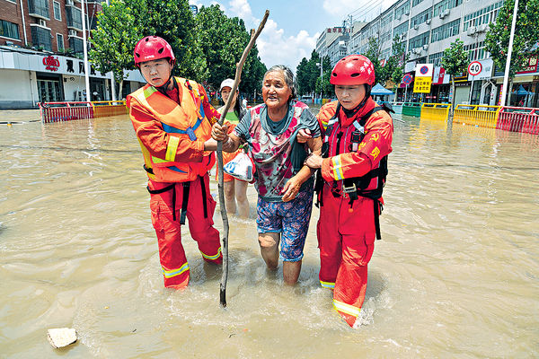 1144萬人受災 河南洪災增至63死5失蹤