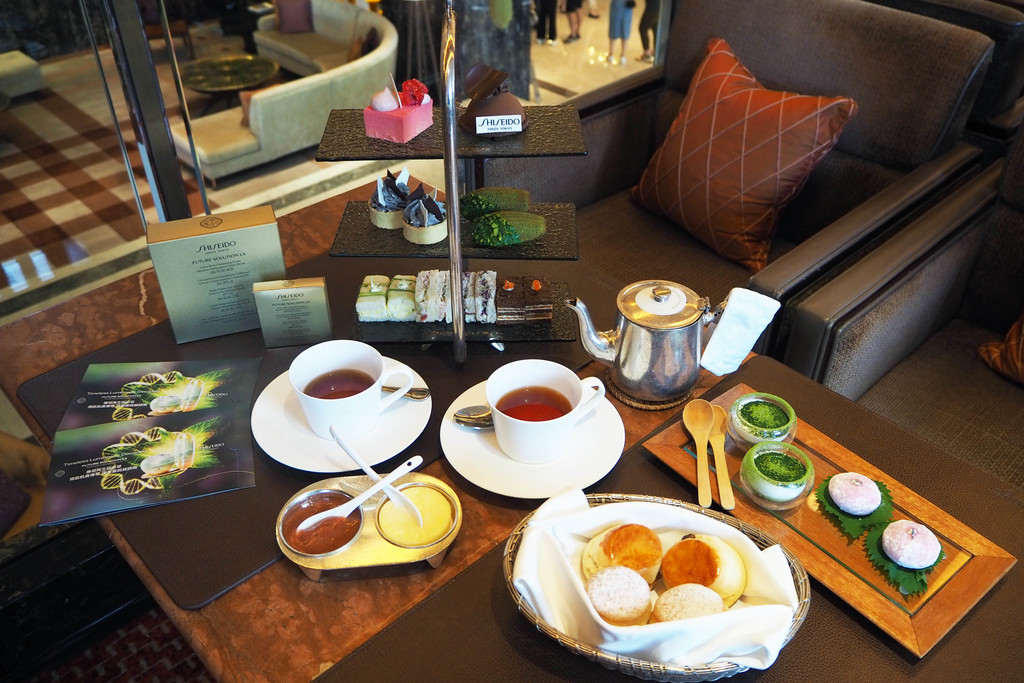【文華下午茶】香港文華東方酒店聯乘SHISEIDO推出日式下午茶！送美肌修護組合／紫蘇葉紅豆麻糬／打卡鹹點甜品