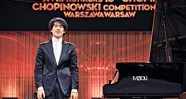劉曉禹贏蕭邦鋼琴大賽 21年後華裔再奪殊榮