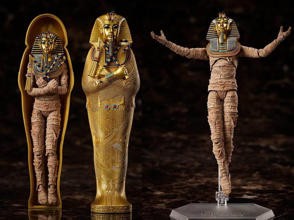 圖坦卡門figma 盞鬼開售 自帶黃金棺木超霸氣 Ezone Hk 遊戲動漫 動漫玩具 D