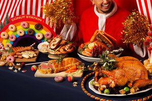 逸東酒店普慶餐廳聖誕自助餐2021 遊樂園主題！芝士專區／聖誕甜品／遊戲攤位贏獎品